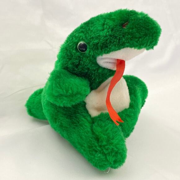 Vintage Alligator Crocodile Plush Mini Miniature Fair Prize Jaisy Soft Toy Silly - Picture 12 of 12